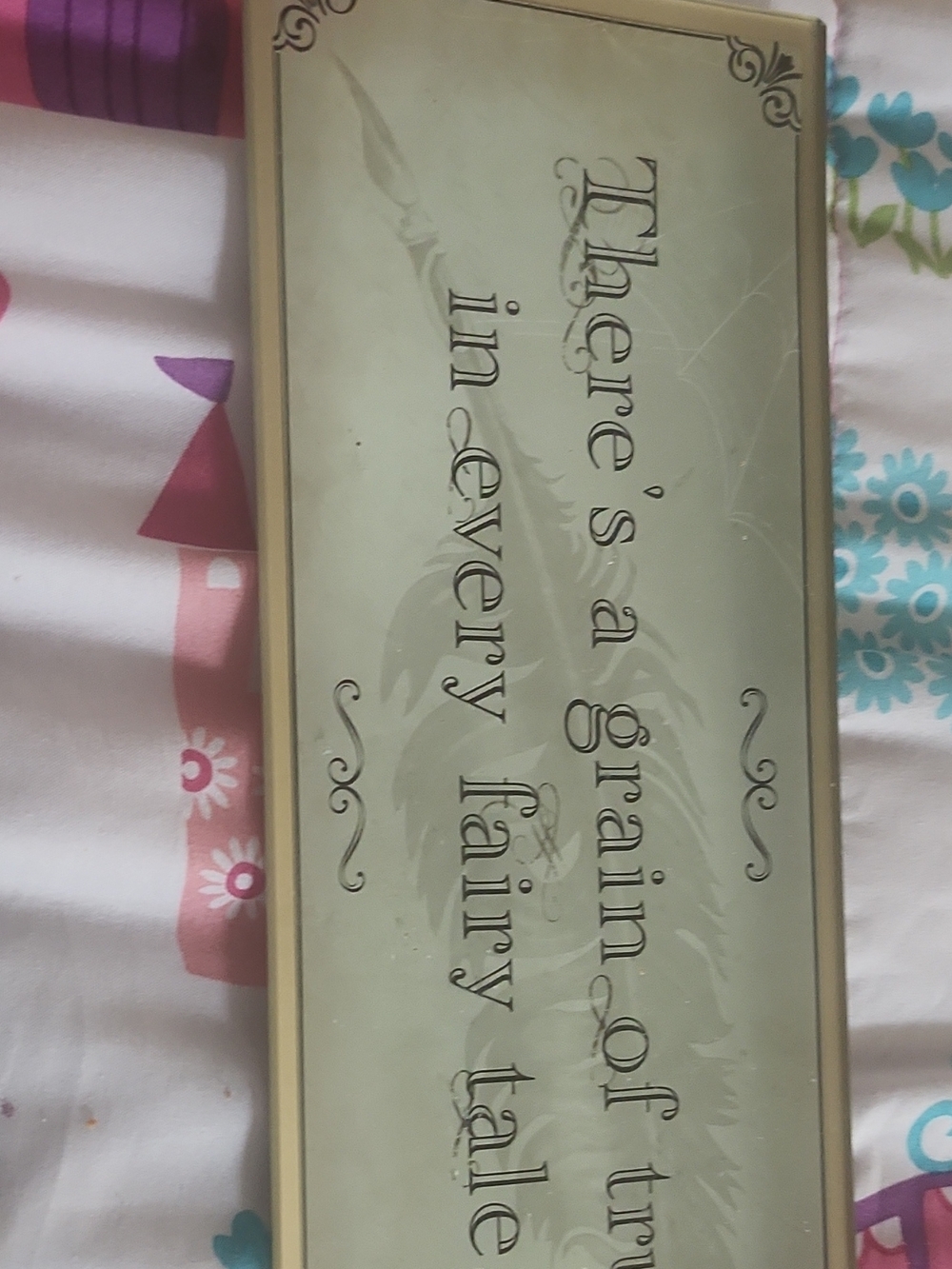 Ashland Cream and Gold Inspirational Wall Plaque